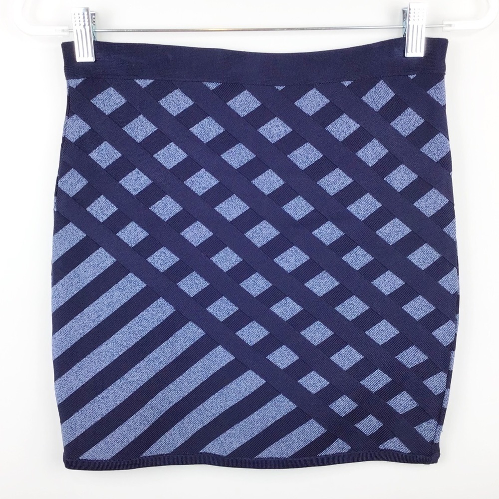 Stretta Aria Bandage Skirt in Blue l Size Medium - Picture 2 of 8